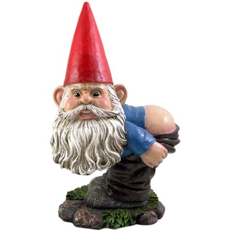 gnome rude|obscene garden gnomes.